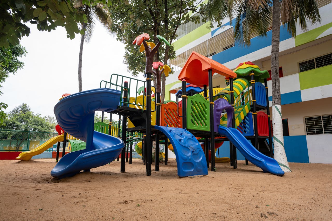 Crafting Captivating Headlines: Your awesome post title goes here Vibrant outdoor playground equipment for kids in Bengaluru, India.